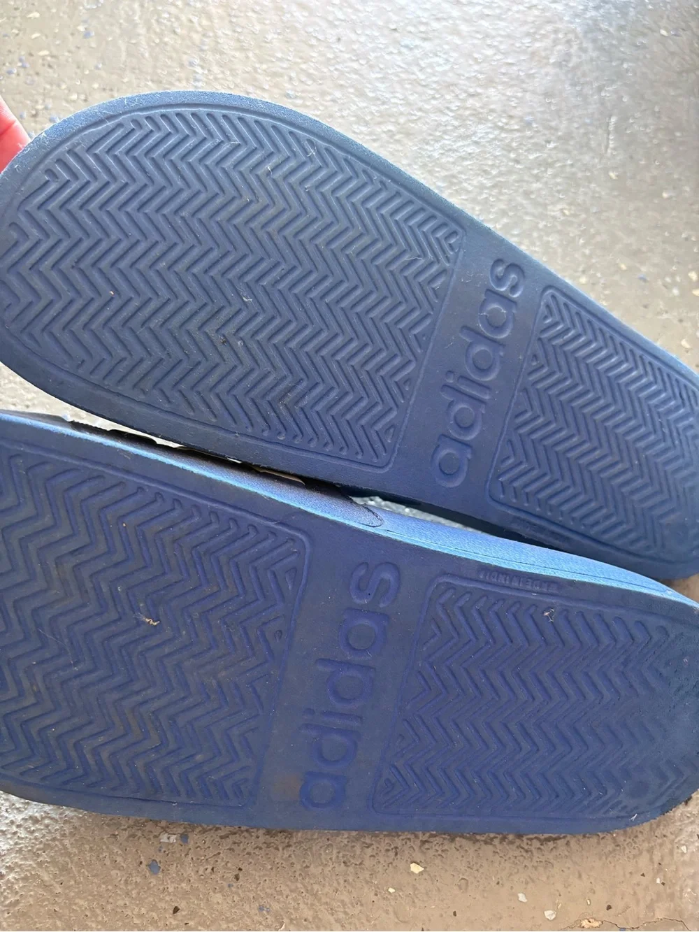 Adidas Blue & White Slide Sandals